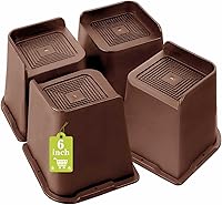 Vista 36 de Elevadores de cama de 2 pulgadas, 3 pulgadas, 4 pulgadas, 6 pulgadas, 8 pulgadas, resistente, elevador de muebles de gran tamaño para sofá, mesa