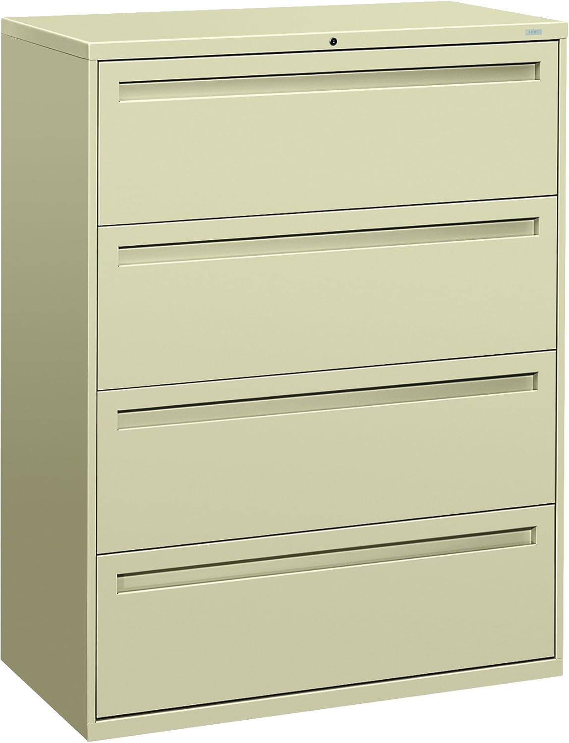 HON Brigade 700 Series Lateral File with 5 Drawers and Integral Pull, 36", Putty