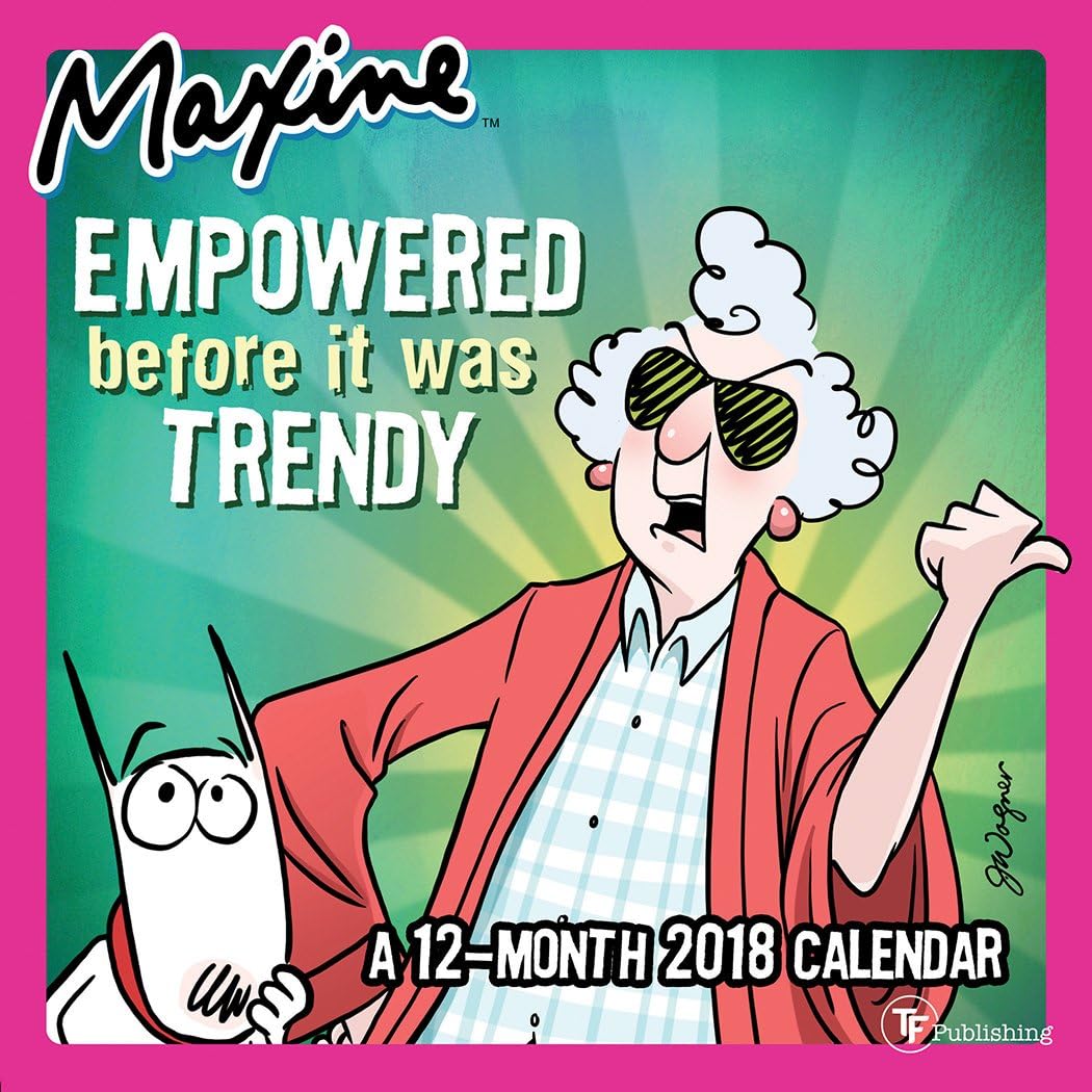 2018 Maxine Mini Calendar Calendar – Mini Calendar, August 1, 2017