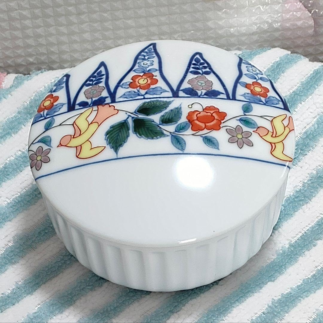 せんよう 箱付【未使用】深川製磁 ジュエリーボックス 蓋付 小物入れ
