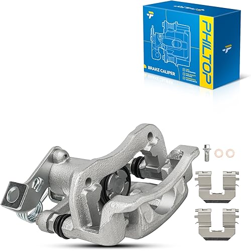 PHILTOP Brake Caliper Rear Right Compatible with 2012-2017 Kia Rio, 19-B6810