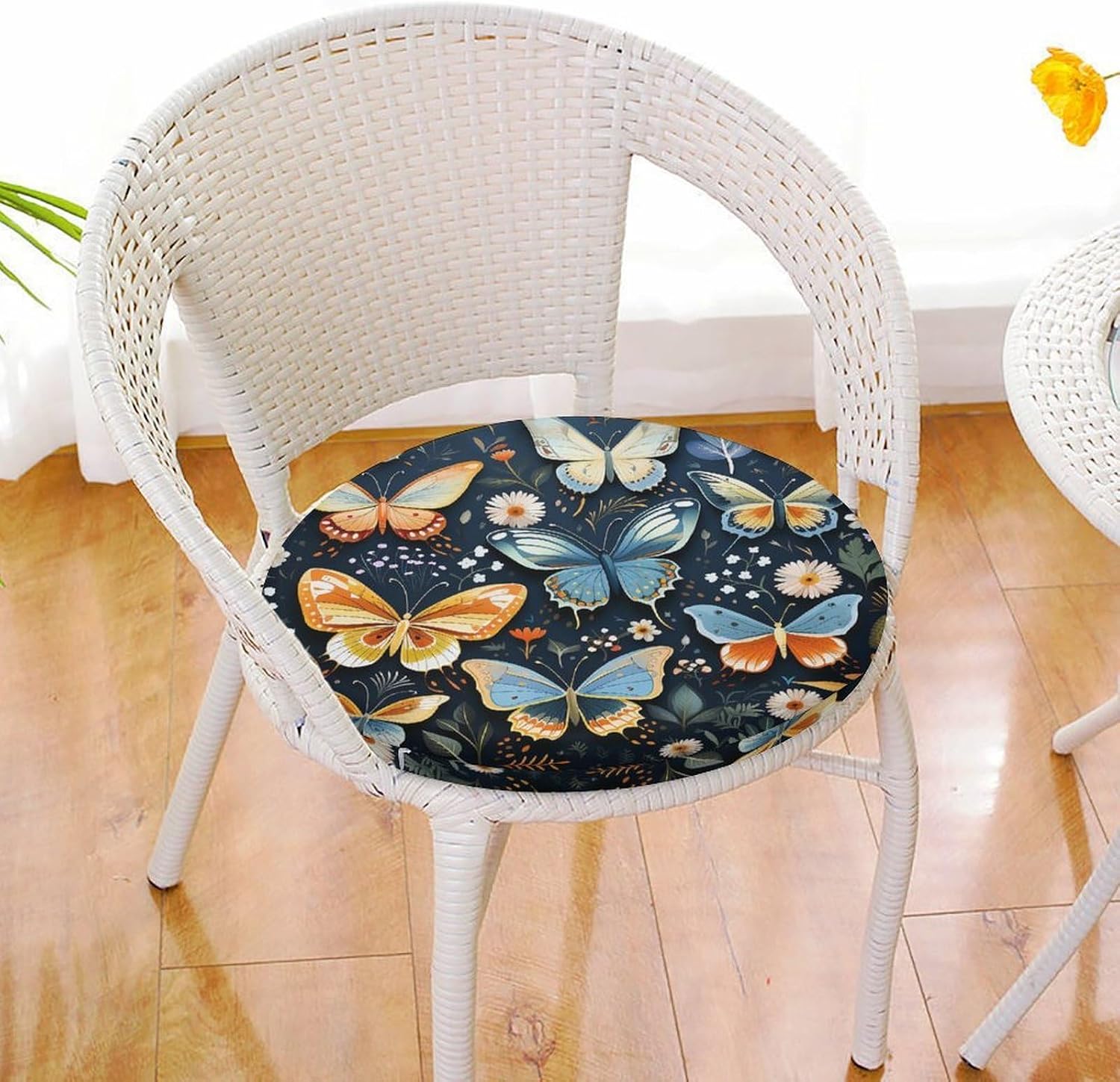 Many Colorful Butterflies Chair Cushions Floor Pillow Chair Pad