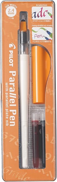 Pilot FP3-24 Parallel 2.4mm Pen (Pack of 1), yellow