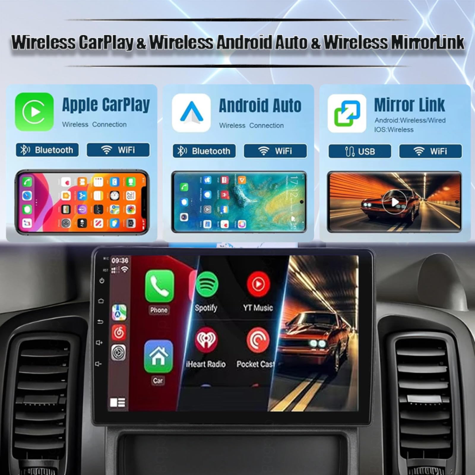 10" Android 15 Dual Din radio samochodowe nawigacja GPS do Nissan Primastar J4 Renault Trafic 2 II 2010-2014 radio samochodowe z zestawem głośnomówiącym Bluetooth, obsługa sterowania na kierownicy