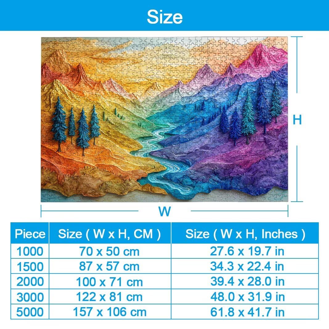 Puzzle Paesaggi, Puzzle 1000 Pezzi per Adulti, Regalo Donna/Uomo -2731