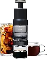 OXO Brew Rapid Brewer: Portable Manual Coffee Maker for Hot & Cold Concentrate in 2-5 Minutes