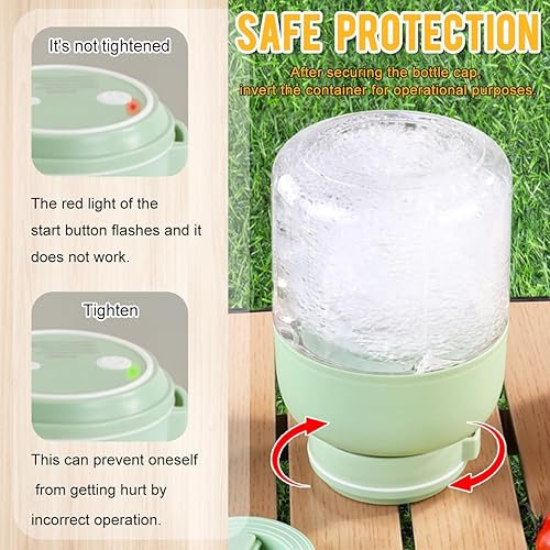 Miniatura 2 de Licuadora portátil para batidos y batidos de 43 onzas, carga USB, inalámbrica, potentes cuchillas, licuadora portátil para jugos pequeños, frutas,