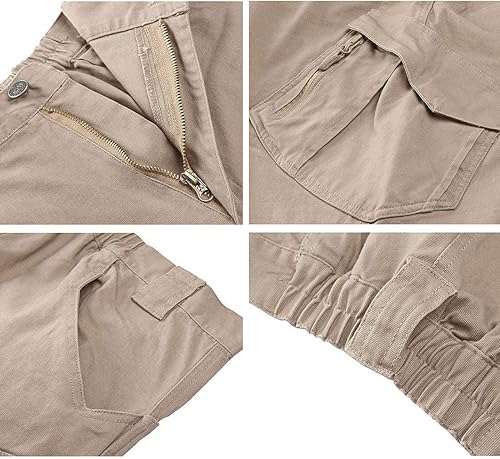 Miniatura 6 de CARWORNIC Gear - Pantalones tácticos para hombre de senderismo, ligeros, de algodón, estilo militar, para exterior, de combate, cargo