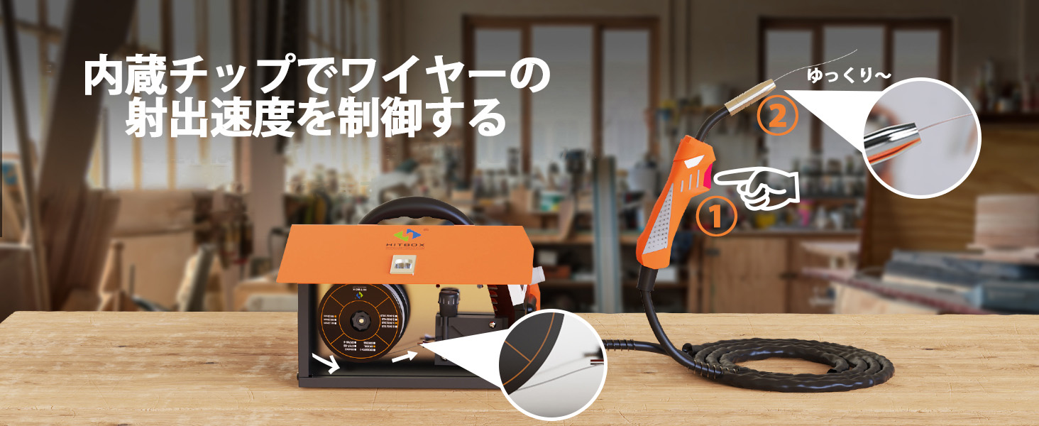 Amazon | HITBOX HBM200 半自動溶接機 100V 200V兼用 1台3役 アーク