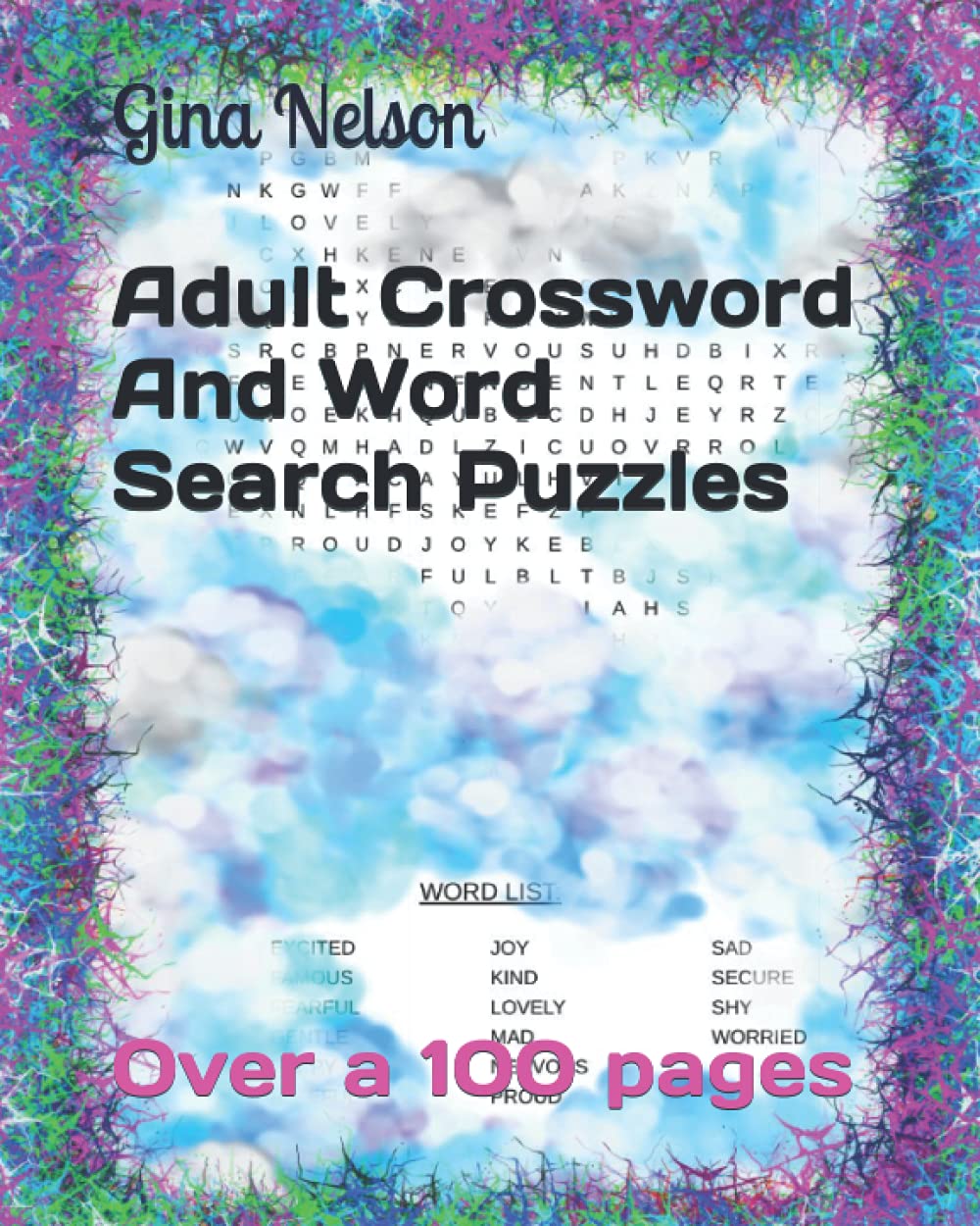 Adult Crossword And Word Search Puzzles: Over a 100 pages