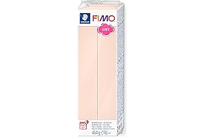STAEDTLER FIMO Soft Polymer Clay 1 lb Block, Light Flesh for Sculpting and Modeling