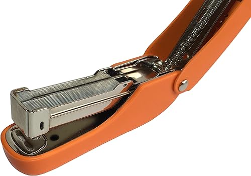 Miniatura 4 de Aria-Plus - Mini grapadora de media tira (naranja) con grapas