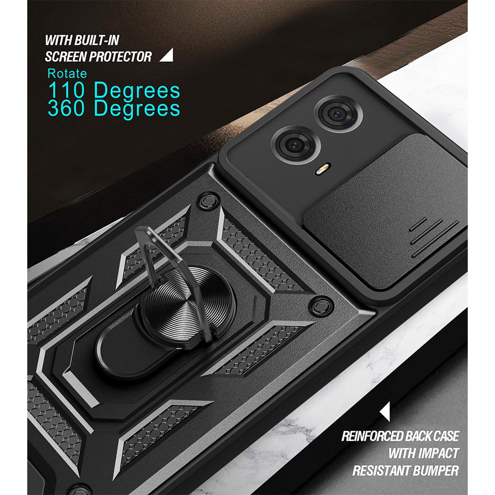 Funda Protectora Para Motorola Moto E14/G04/G24, A Prueba De Golpes, De