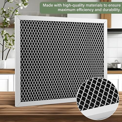 Miniatura 8 de Filtro de campana extractora, filtro de ventilación de estufa de 10.5 x 8.74 pulgadas para 41F, 97007696, 97005687 Broan Nutone, filtros de