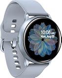 Samsung Galaxy Watch Active 2 (40mm, GPS, Bluetooth) Smart Watch with Advanced Health Monitoring, Fitness Tracking, and Long Lasting Battery, Silver, SM-R830NZSCXAR (Renewed)