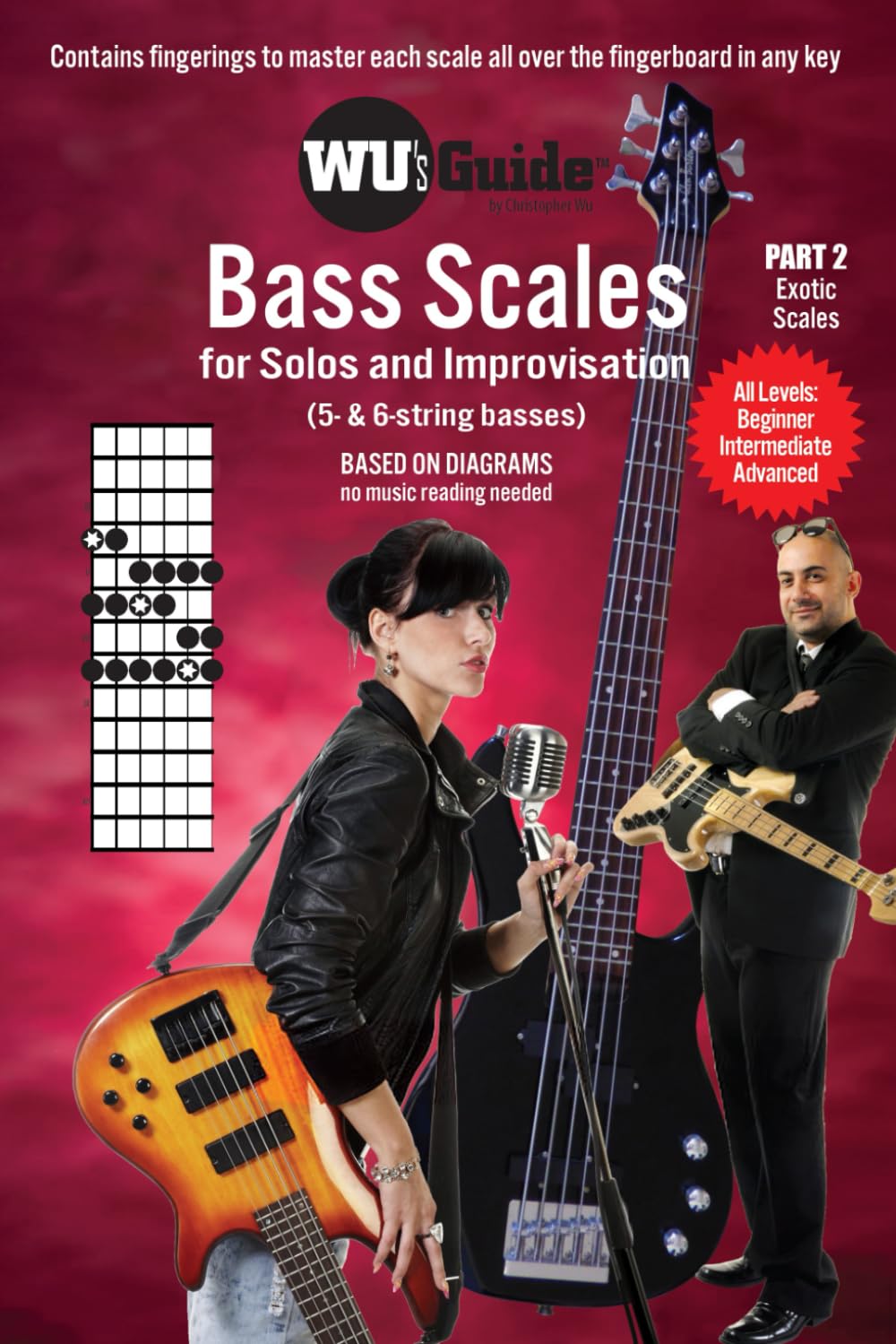 Wu's Guide - 5/6-String Bass Scales - Part 2, Exotix Scales: For Solos and Improvisation (Wu's Guide - Bass Scales Series)