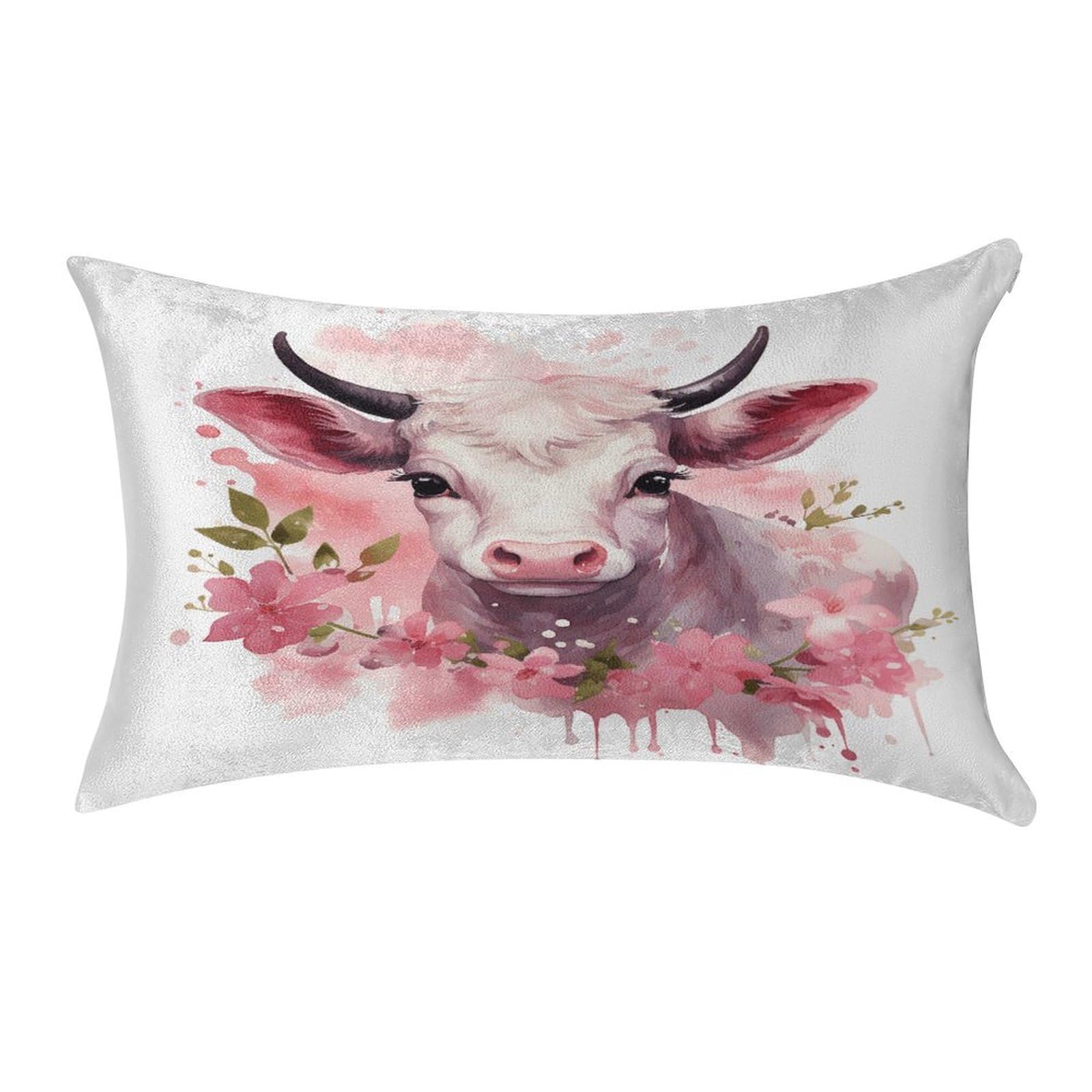 Btcowzrv Style A Little Cow Pillow Cover Pillow Case Pillowcase