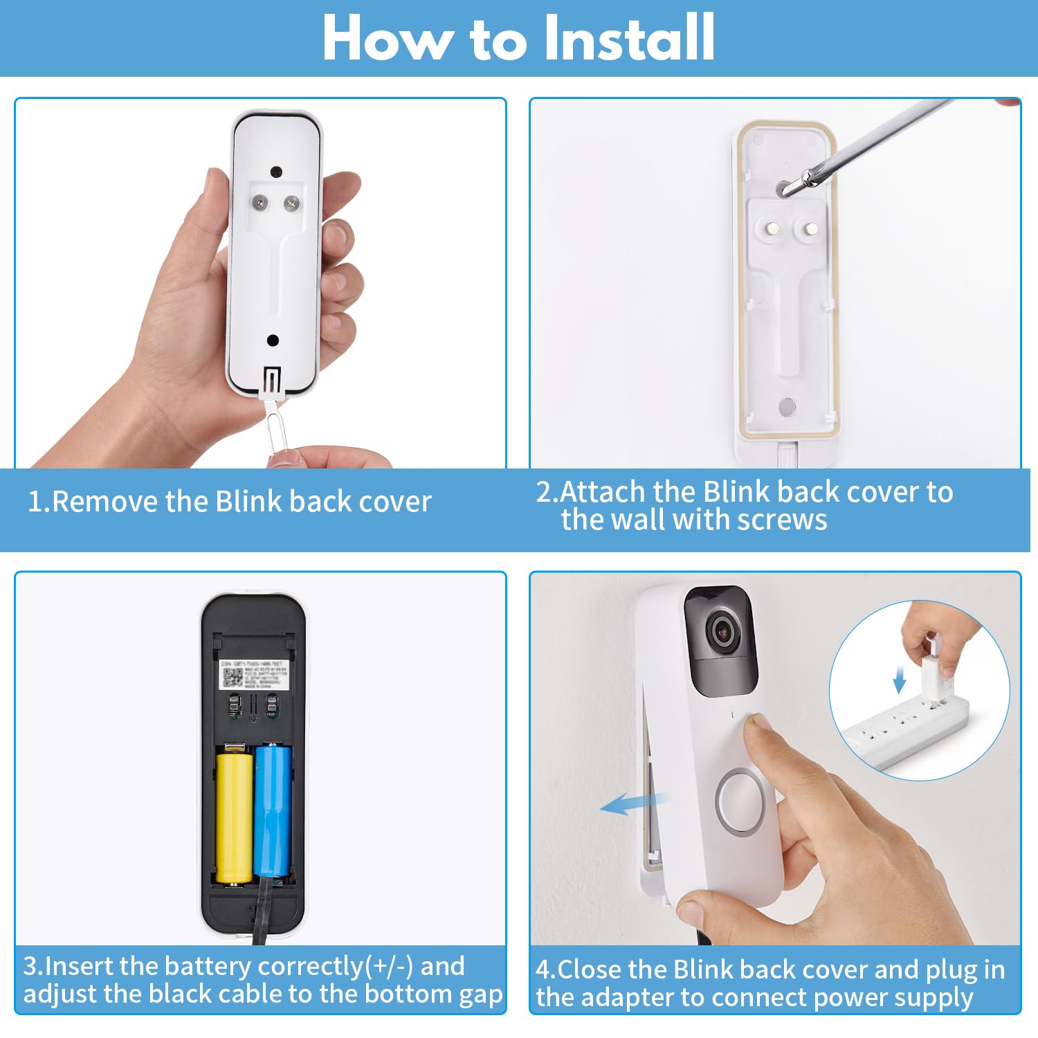 Blink Doorbell Battery Change