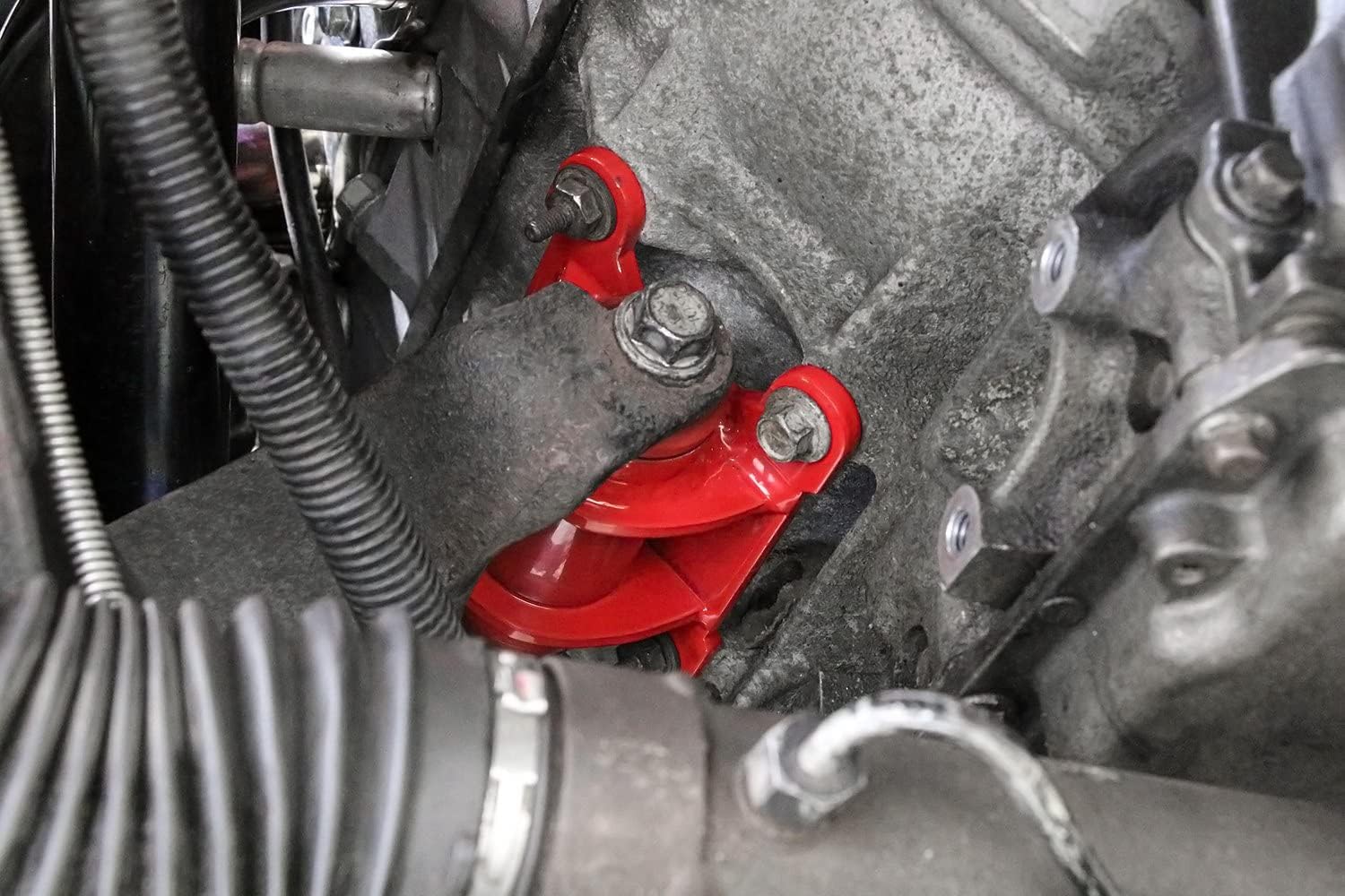 Motor mount kit, engine side, poly bushings, steel, LS only