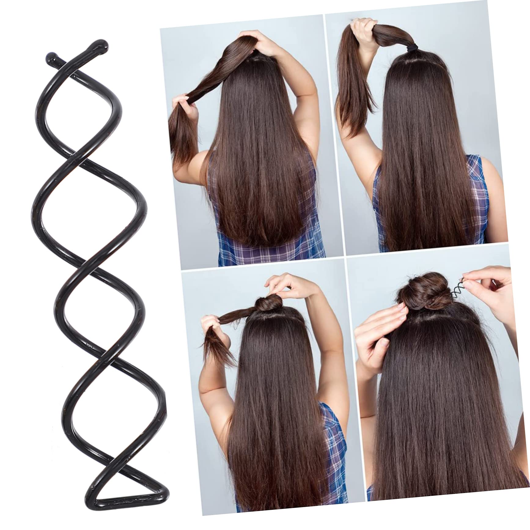 Baluue 90stücke Unsichtbare Spiralhaarnadeln -haarclips Langlebigem Für Hochsteckfrisuren Und Roségold