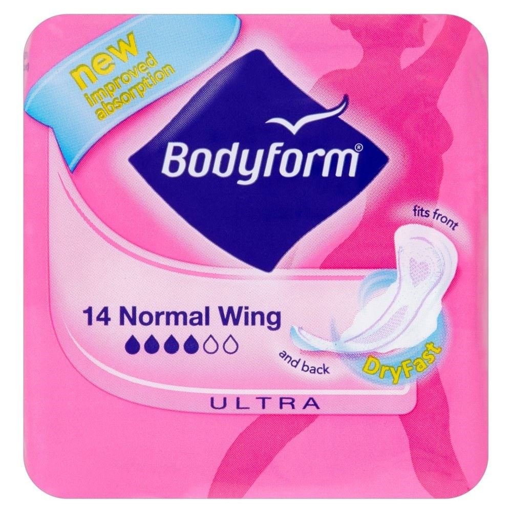 BodyformUltra Normal with Wings (14) - Pack of 6