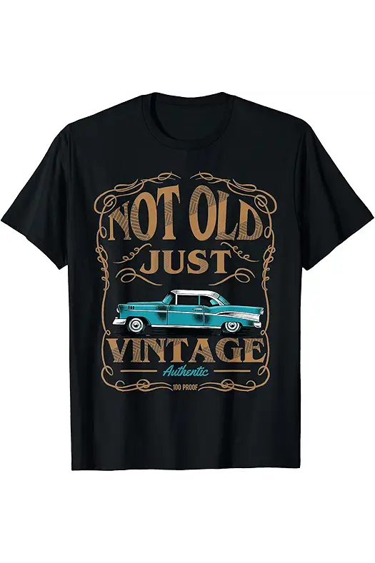 ClassicCarsCustomLineDesigns Not Old Just Vintage American Classic Car...