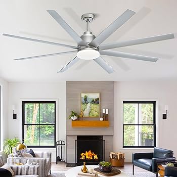skk._.i☘️ Kayleik 72 inches Ceiling Fan - Industrial DC Motor, 6-Speed