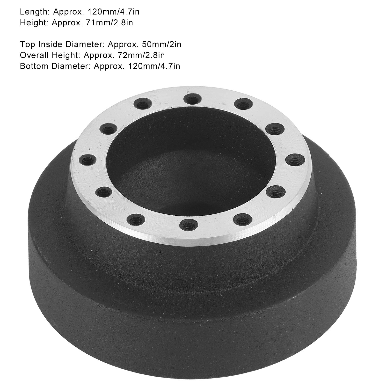 Distanziatore universale per mozzo volante 12/51/76/101 mm Distanziatore adattatore per mozzo volante Boss nero