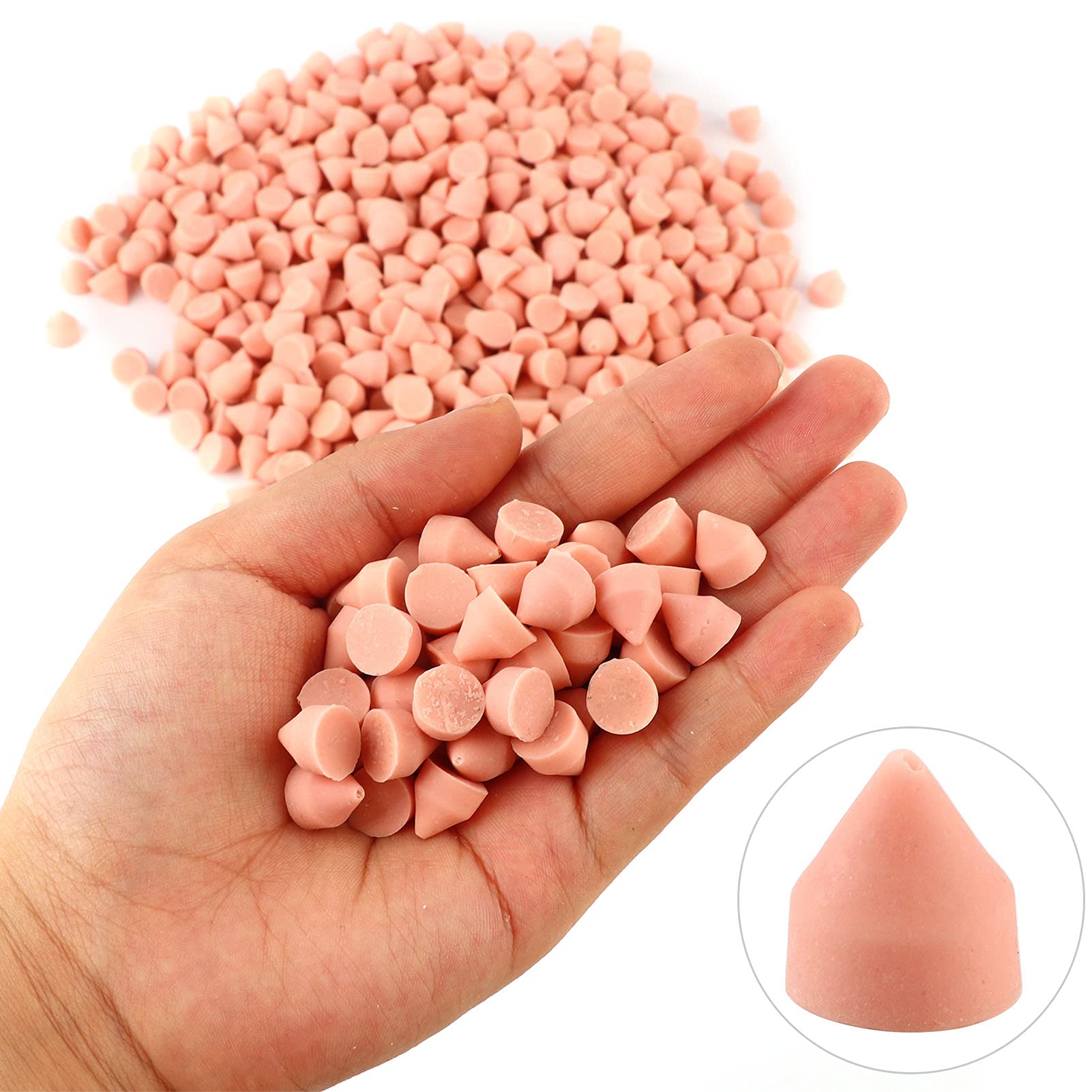 Supporti per rotolamento, Rock Burattatura Riempitivo in ceramica Media Lucidatura per gioielli Lucidatura Abrasivo Materiale per rotolamento per gioielleria Strumento 445 g