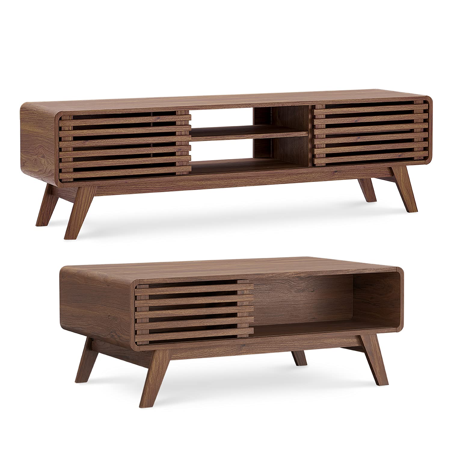 Buy mopio Ensley Coffee Table, Mid Century Modern Coffee Table with