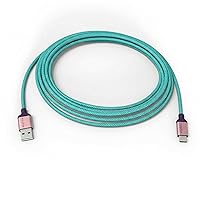 Vista 1 de Mophie Charge Stream USB-A to USB-C 2.0 1m/3ft Cable - Premium Braided Nylon Charging Cord Compatible with iPhone 17/16/15, iPad Pro, MacBook