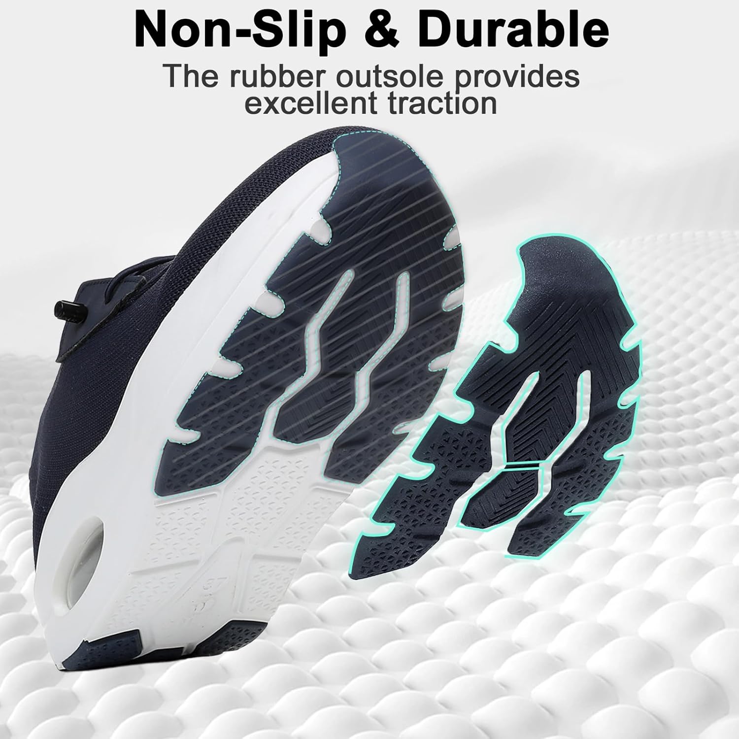 Git-up Women's Arch Support Walking Shoes, Breathable Wide Toe Box Nursing Work Shoes for Plantar Fasciitis, Comfortable Non Slip Orthopedic Sneakers for Flat feet - Image 3