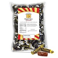 Vista 1 de Atkinson's - Caramelo masticable de chocolate de vaca negra y caramelo de tamaño bocado envuelto individualmente a granel (3 libras)