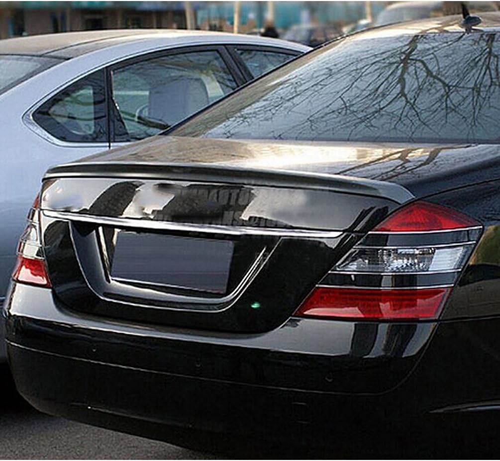 Unpainted Primer PU Material Rear Lip Spoiler fits Mercedes Benz W221 S-Series (Year 2009-2012)