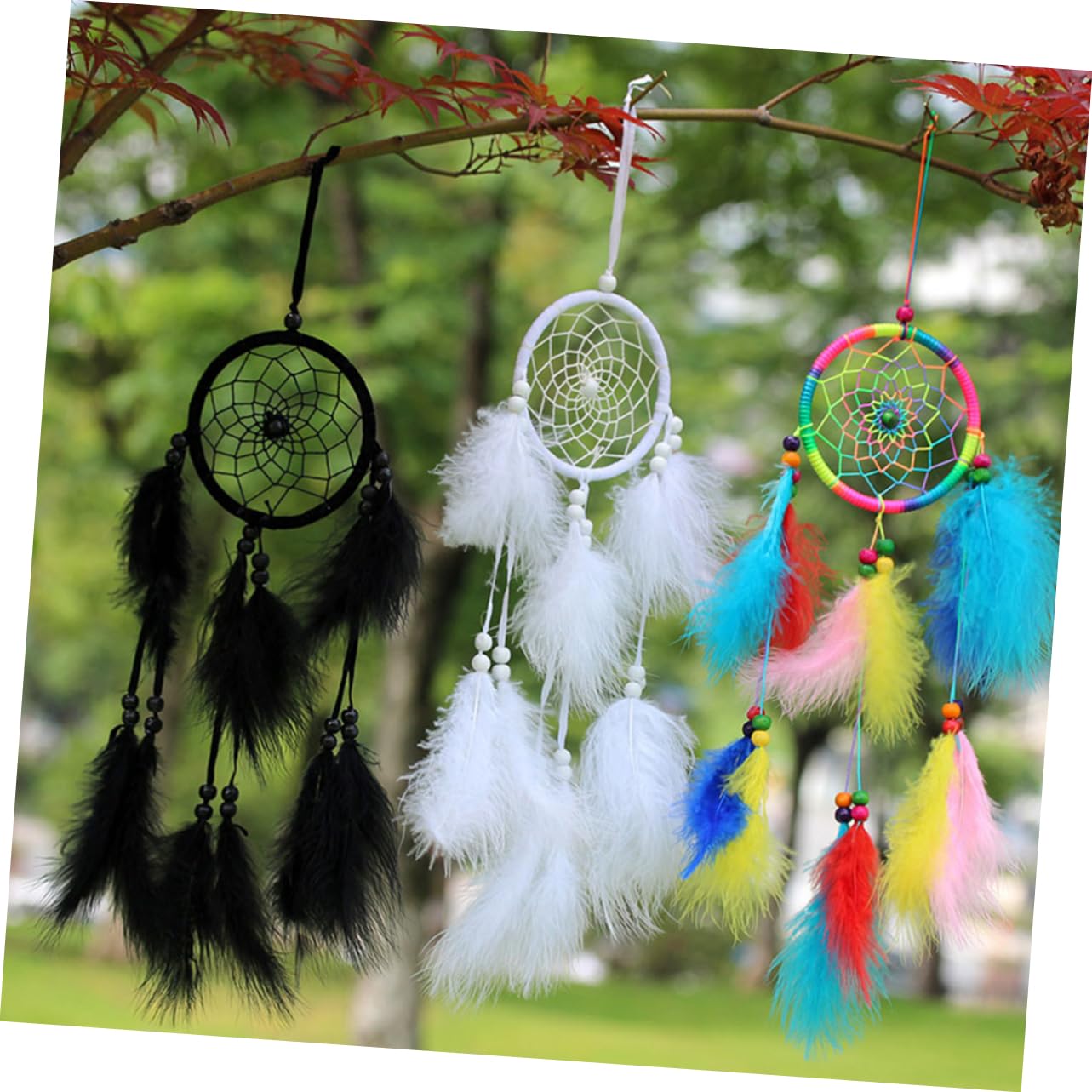 Cabilock 10pcs White Plastic Dreamcatcher for Crafts Smooth Wrapping Circle for Handmade Wicker Projects for Wall Hangings and