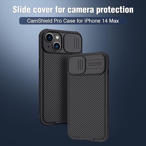 Miniatura 8 de Nillkin Camshield - Funda magnética para iPhone 14 Pro, compatible con Magsafe, funda deslizante para cámara 14 Pro, PC duro y TPU, antiarañazos,