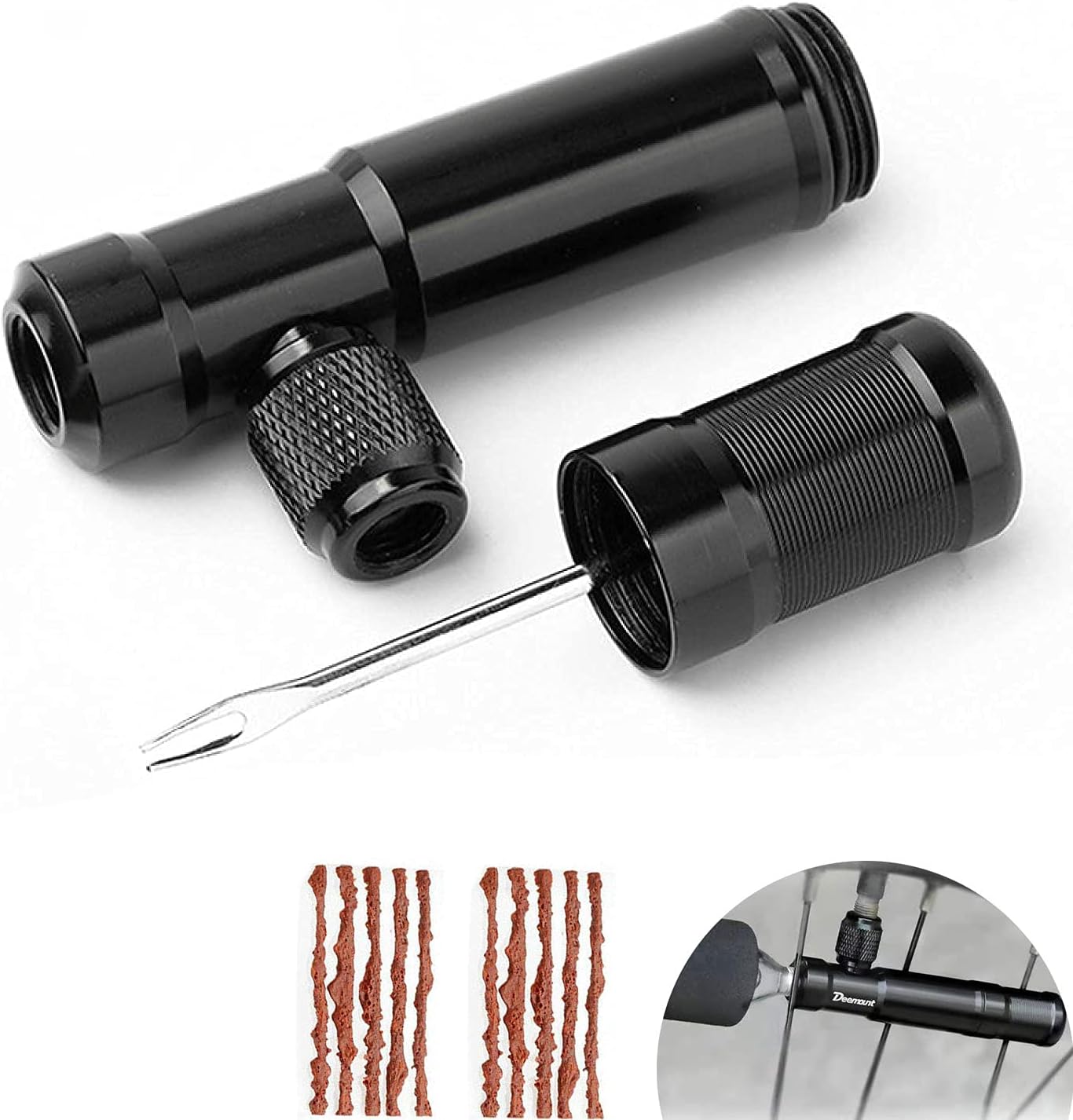Sport e tempo libero Gloryor Kit Riparazione Tubeless MTB Attrezzi Bicicletta  Forature per Pneumatici per Bici con 10 Pezzi di Vermicelli e alesatore per  Foratura per Riparazione Pneumatici Accessori Professionali borowiak.no