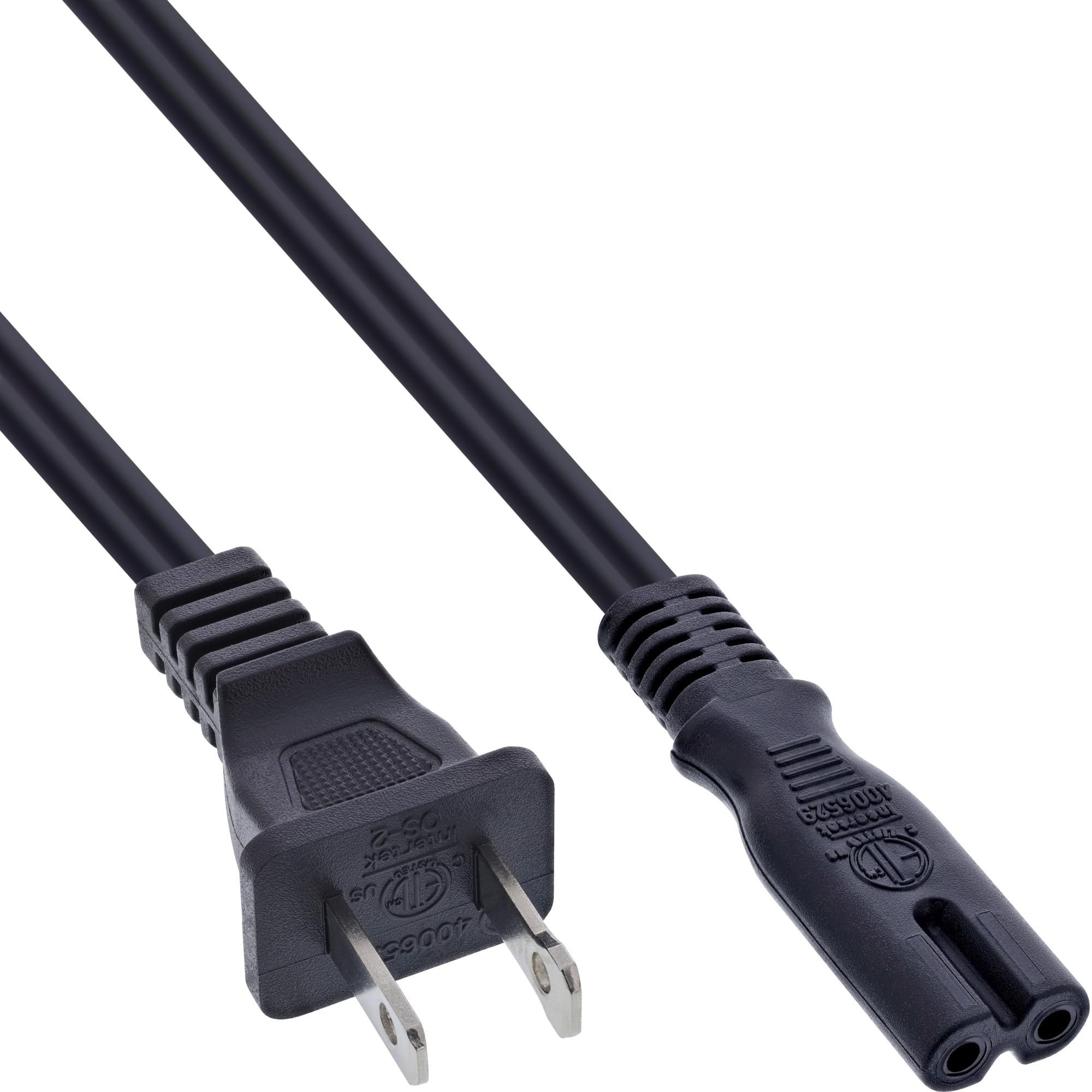 InLine 16654U kabel sieciowy, wtyczka USA na Euro 8 C7, 1,8 m