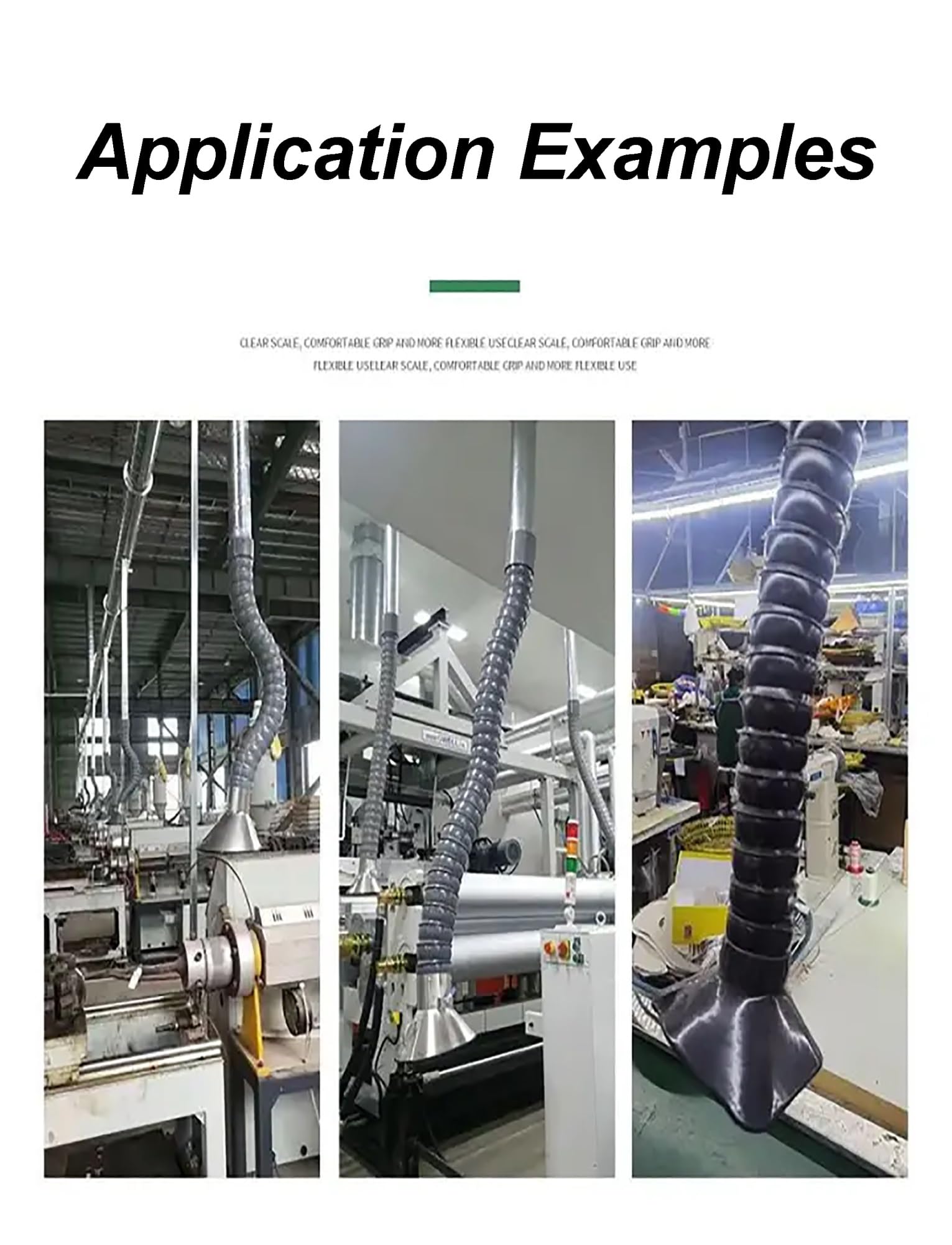 Verstellbarer Rauchabzugsschlauch in Form Einer Dunstabzugshaube, 360° Verstellbarer Arm, 100 cm (39,3 Zoll) lang, geeignet für Luft/Rauch/Abluft in Werkstätten und Laboren.