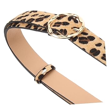 B-LOWTHEBELT ビーローザベルト ハラコ ドゥーズィエムクラス 豹柄 Designer leather belts and foundational fashion accessories