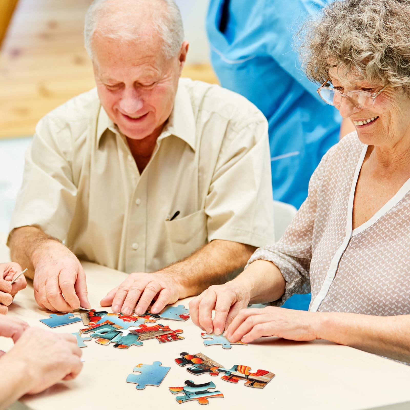 Rompecabezas Transparente Puzzle Para Personas Mayores, Demencia O
