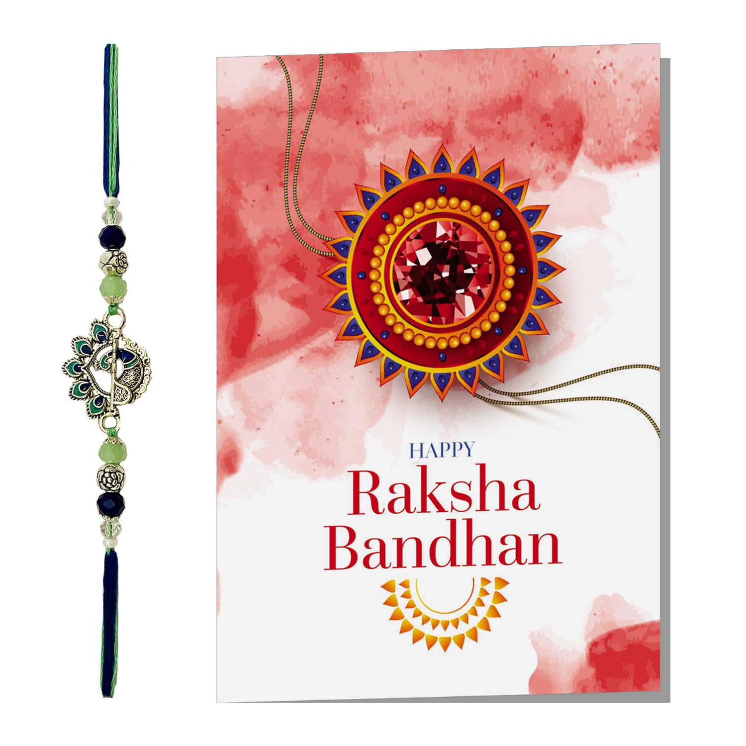 exciting Lives Rakhi with Card - Rakhi set for Rakshabandhan, Rakhi, Gift for Brother, Bro, Bhai, Gift for Rakshabandhan, Rakhi, Best Combo for Rakhi (Design 2) (B0D93WHWND) Amazon Price History, Amazon Price Tracker