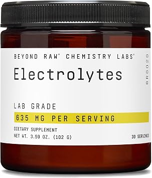 GNC Beyond Raw Chemistry Labs Electrolytes, 3.81 oz, 30 Servings | Replaces Electrolytes Lost via Sweat to Support Hydration, Nerve, Muscle, Heart, Cell Function and Fluid Balance, Sugar-Free