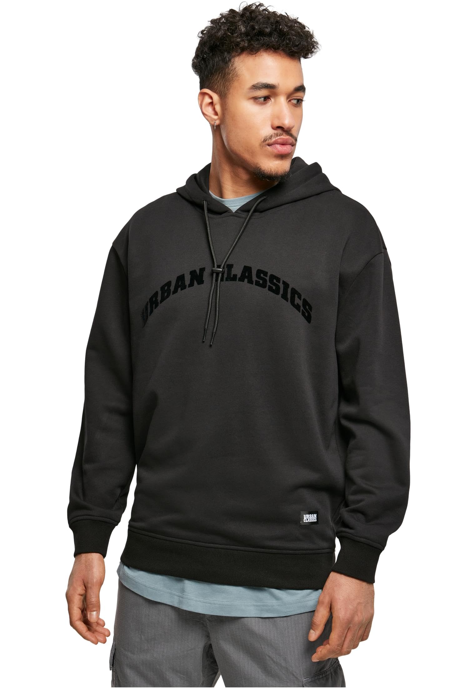Urban Classics Men's Gate Hoody Hooded Sweatshirt, Black, XXL