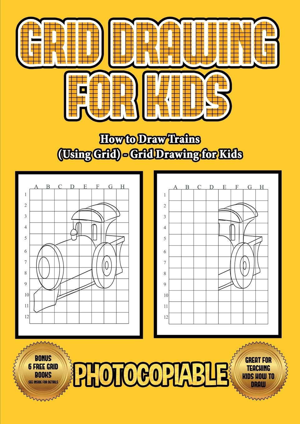 How To Draw Trains Using Grids Grid Drawing For Kids | Desertcart Morocco