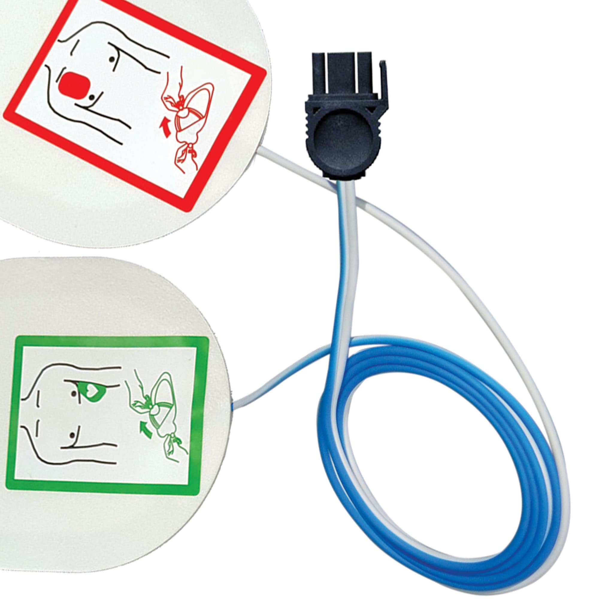 Gima 33587 Placche Compatibili per Defibrillatori, Medtronic, Osatu, Bexen