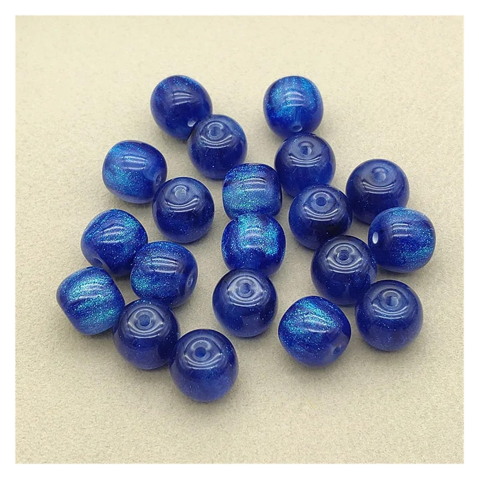500 cuentas cilíndricas de resina con efecto polvo de 12 x 11 mm for pendientes y collares hechos a mano. Accesorios y componentes de joyería.(Light pink)