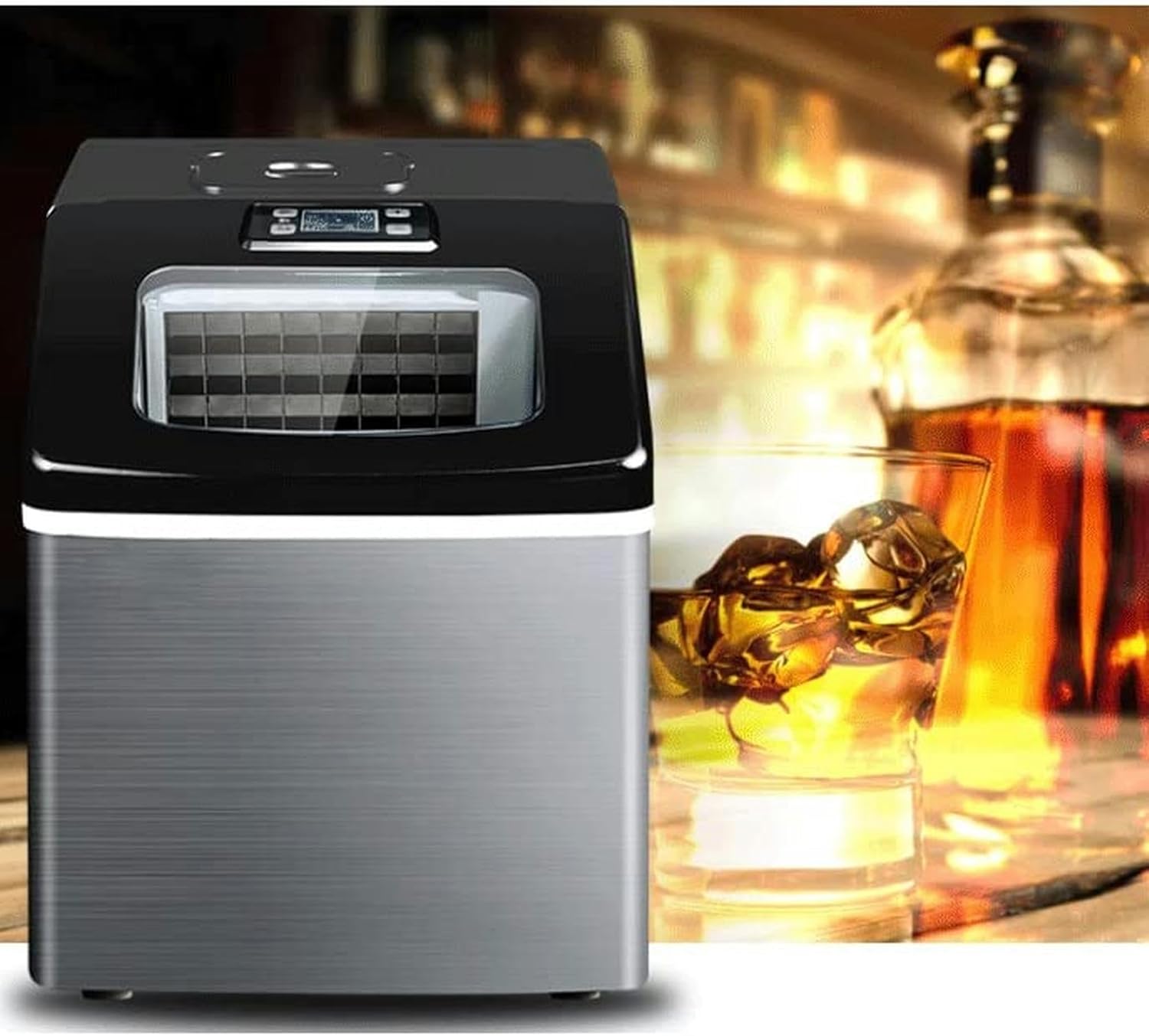 Ice Maker Small Commercial Square Making Tools Equipment Household Appliances Machines for Business