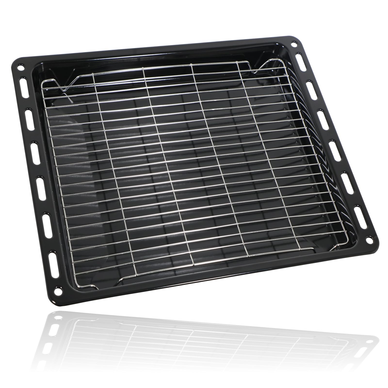 SPARES2GO Universal-Ofenrost und Grillrost (46,5 x 37,5 x 4 cm), 465 x 375 x 40 mm tief