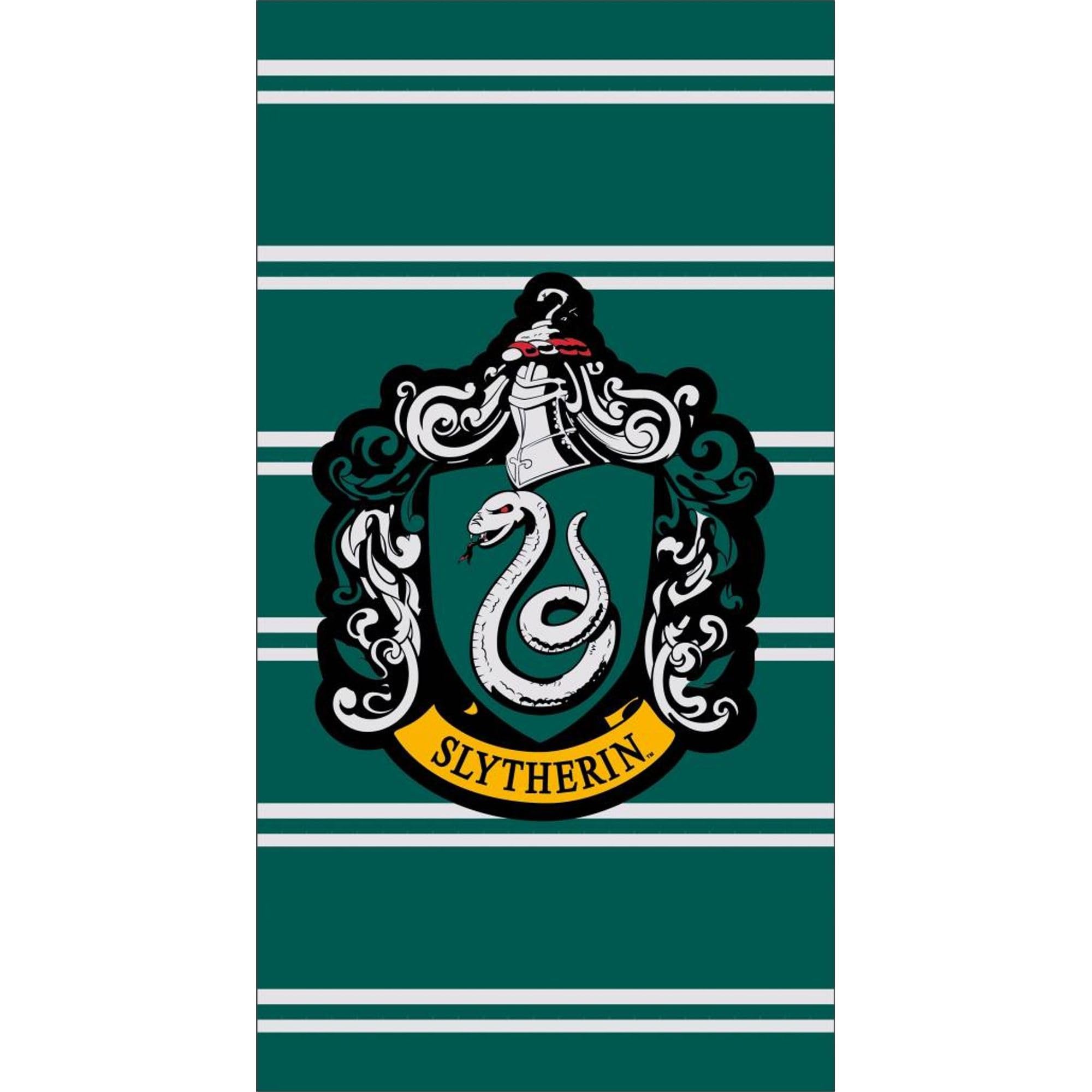Harry Potter Slytherin Microfibre Polyester Quick Dry Towel For Bath, Beach And Swimming